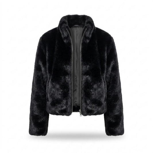 Lederjacken Outlet24 - Ridod | Gefütterte Plüschige Jacke Damen