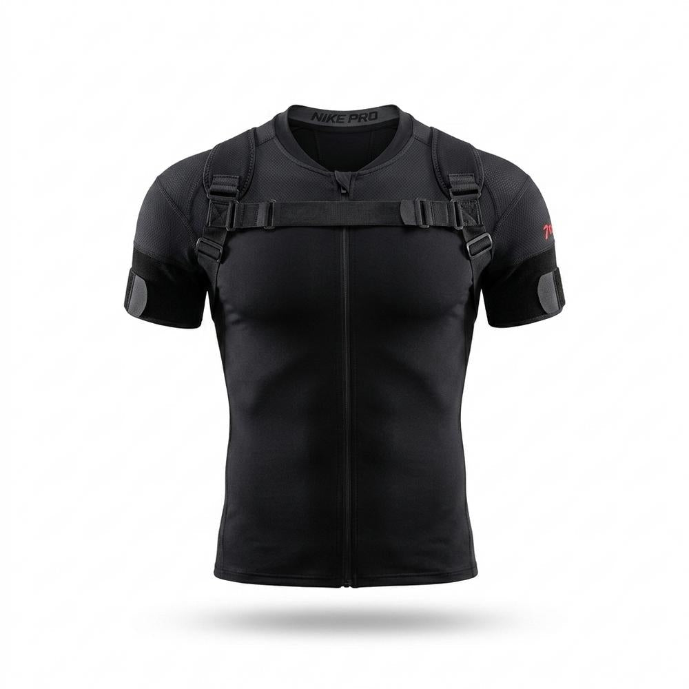 Lederjacken Outlet24 - Mozot | Funktional Kurzärmlig Shirt Herren