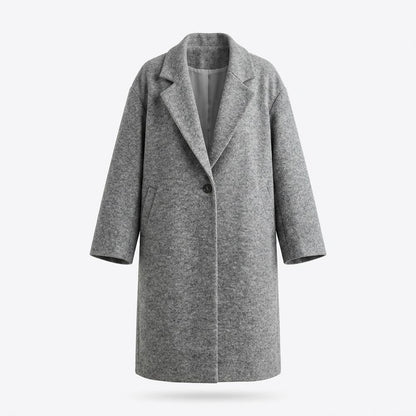 Lederjacken Outlet24 - Eirik | Meliert Langgeschnitten Mantel Damen
