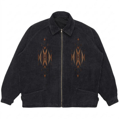 Lederjacken Outlet24 - Yepan | Bestickte Cord Jacke Unisex