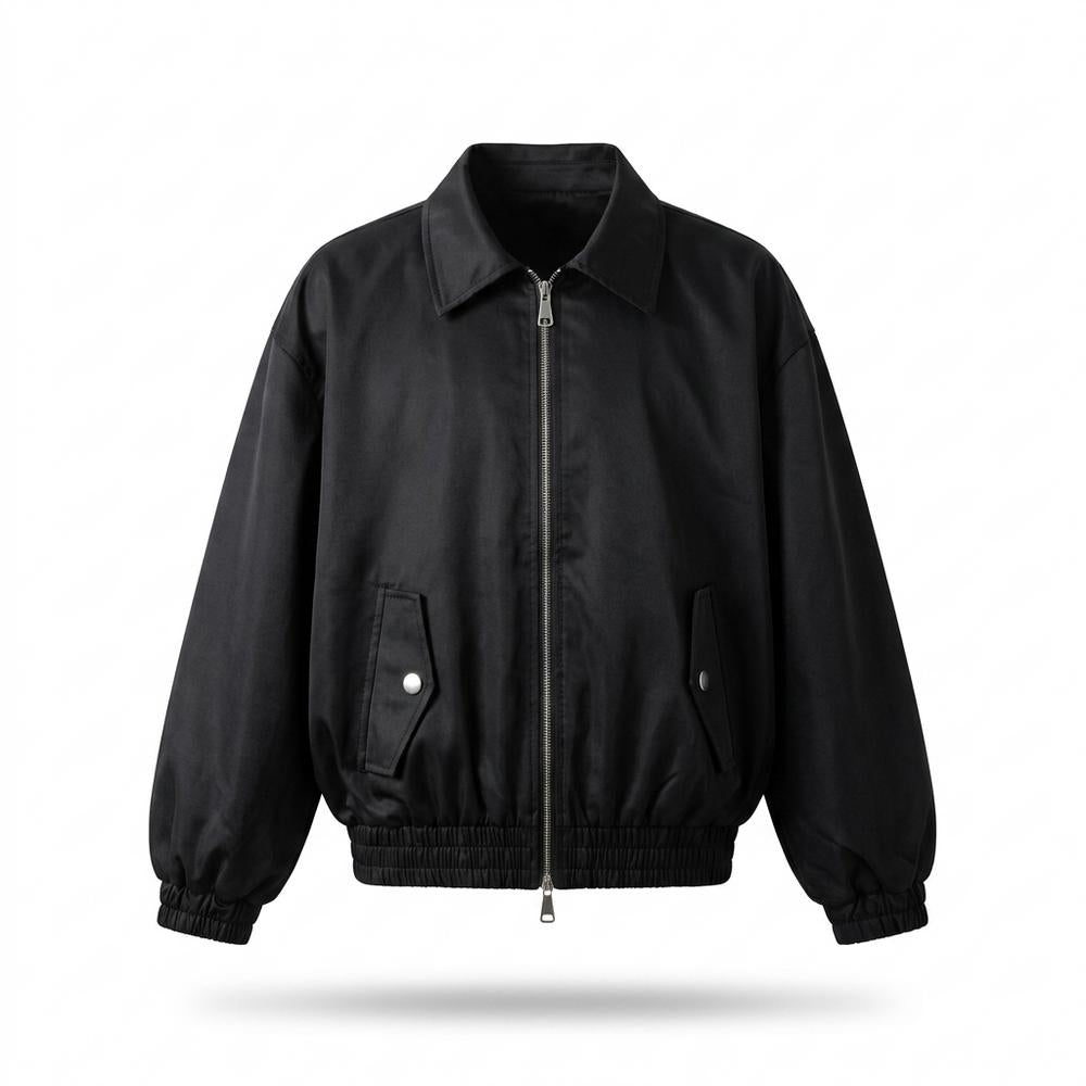 Lederjacken Outlet24 - Nugas | Glänzende Locker Geschnittene Jacke Herren