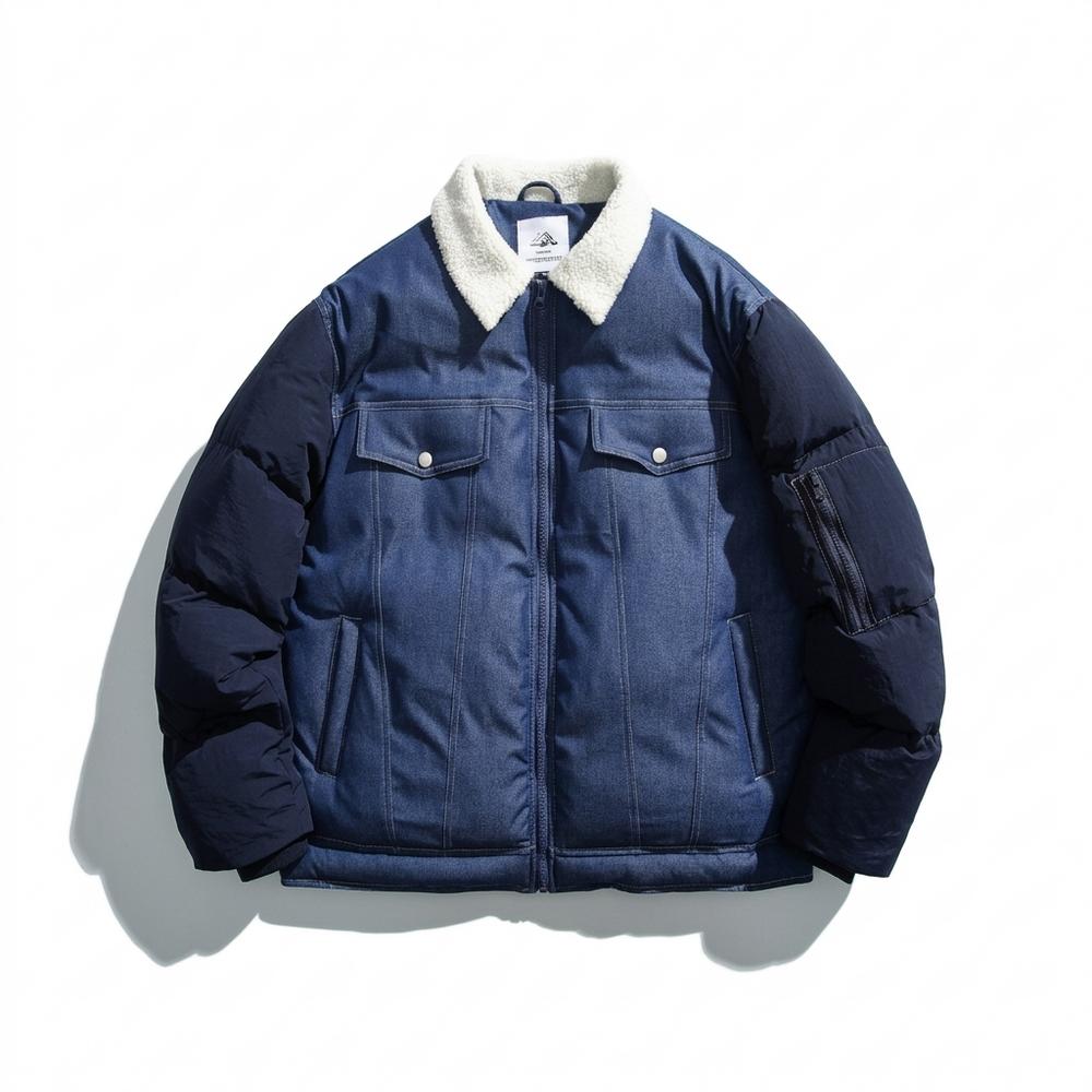 Lederjacken Outlet24 - Liket | Gefüttert Zweifarbig Jacke Herren