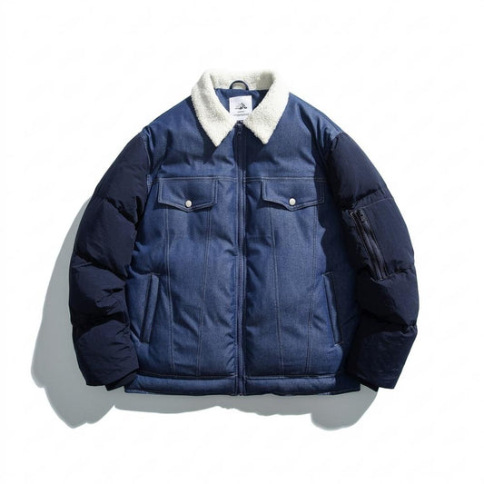 Lederjacken Outlet24 - Liket | Gefüttert Zweifarbig Jacke Herren