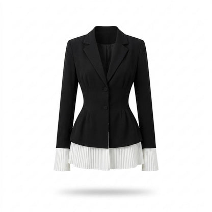 Lederjacken Outlet24 - Cesut | Tailliertes Plissiertes Kleid Damen