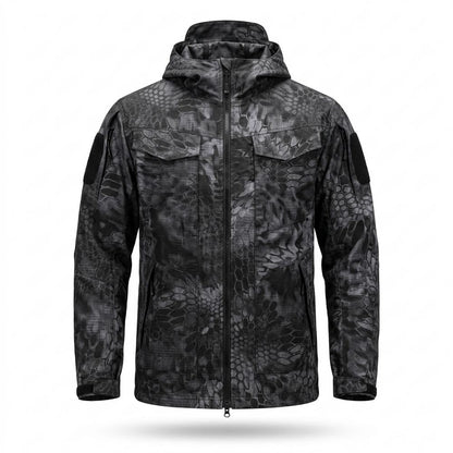 Lederjacken Outlet24 - Tasas | Gemustert Kapuzen Jacke Herren