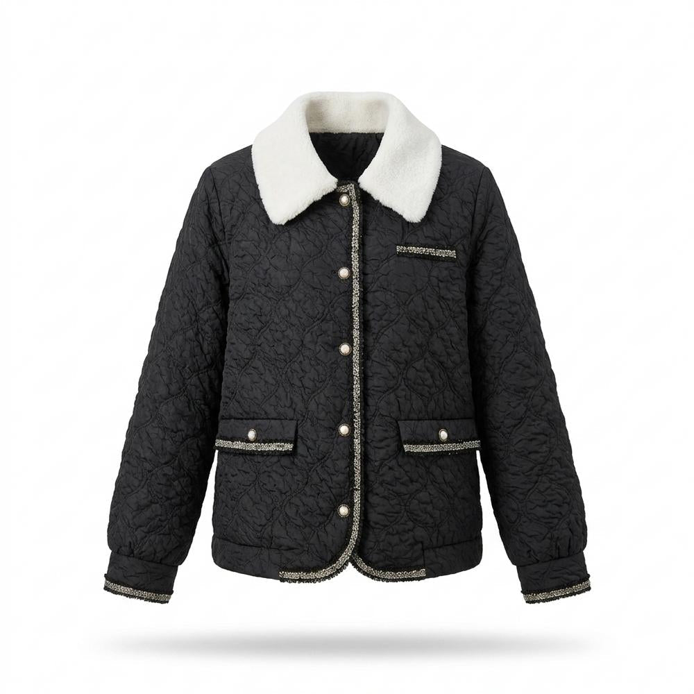 Lederjacken Outlet24 - Renuv | Gesteppte Strukturierte Jacke Damen