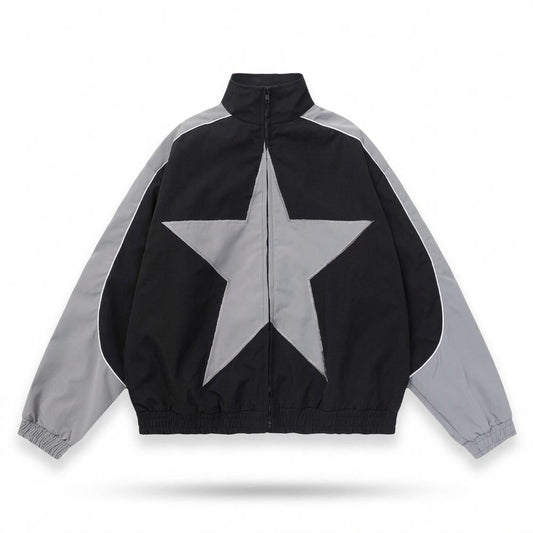Lederjacken Outlet24 - Yozuk | Colorblock Stehkragen Jacke Unisex