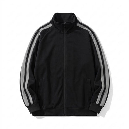 Lederjacken Outlet24 - Vimuk | Gestreifte Langärmlige Jacke Herren