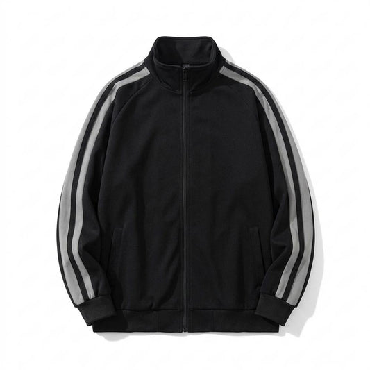 Lederjacken Outlet24 - Vimuk | Gestreifte Langärmlige Jacke Herren