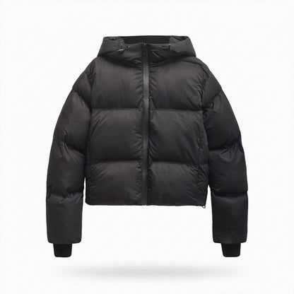 Lederjacken Outlet24 - Euwik | Wattierte Kurzgeschnittene Jacke Damen