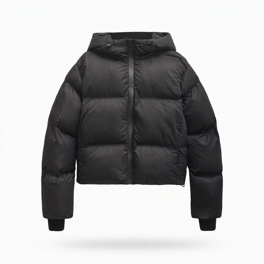 Lederjacken Outlet24 - Euwik | Wattierte Kurzgeschnittene Jacke Damen