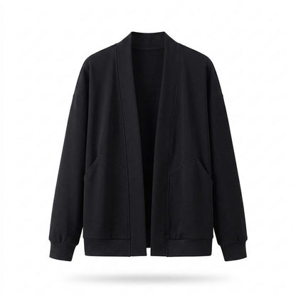 Lederjacken Outlet24 - Zepav | Verschlusslose Kragenlose Jacke Damen