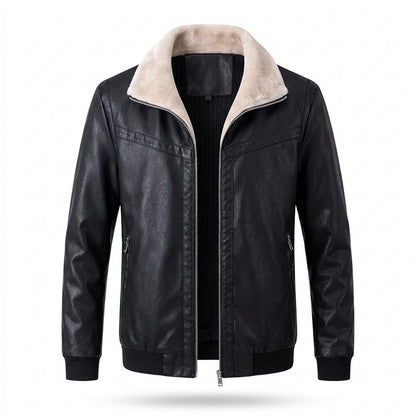 Lederjacken Outlet24 - Kobes | Warme Gefütterte Lederjacke Herren
