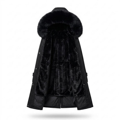 Lederjacken Outlet24 - Lirov | Gefütterter Plüsch Mantel Damen
