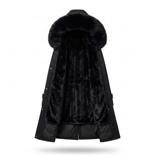 Lederjacken Outlet24 - Lirov | Gefütterter Plüsch Mantel Damen