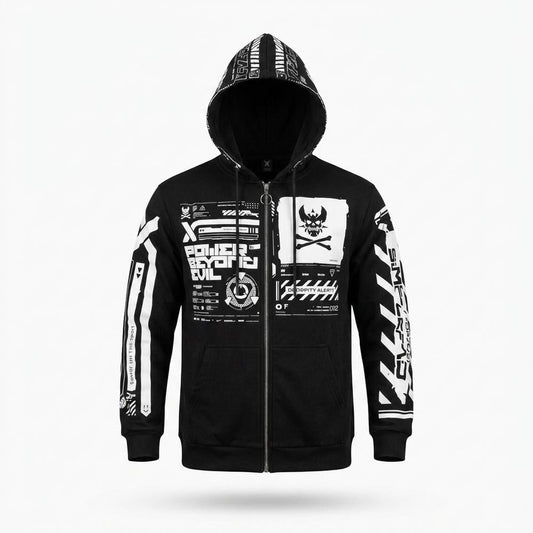 Lederjacken Outlet24 - Lifuk | Bedruckt Langärmelig Hoodie Unisex