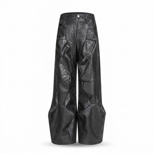 Lederjacken Outlet24 - Cotod | Weit Geschnittene Strukturierte Hose Unisex