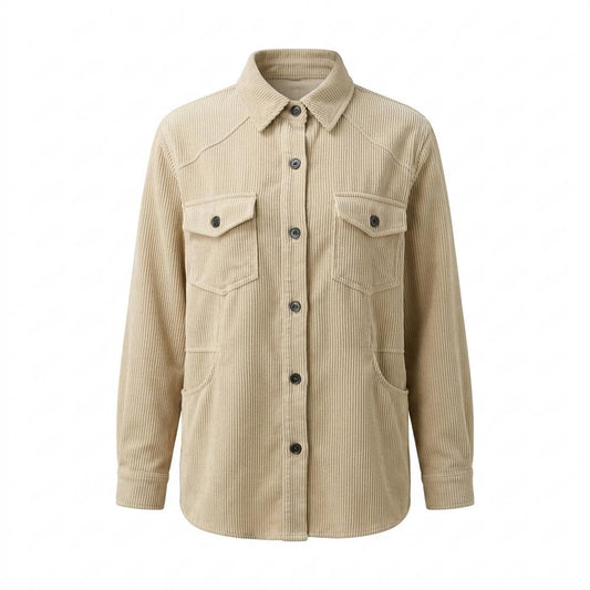 Lederjacken Outlet24 - Rabod | Geknöpfte Cord Jacke Damen