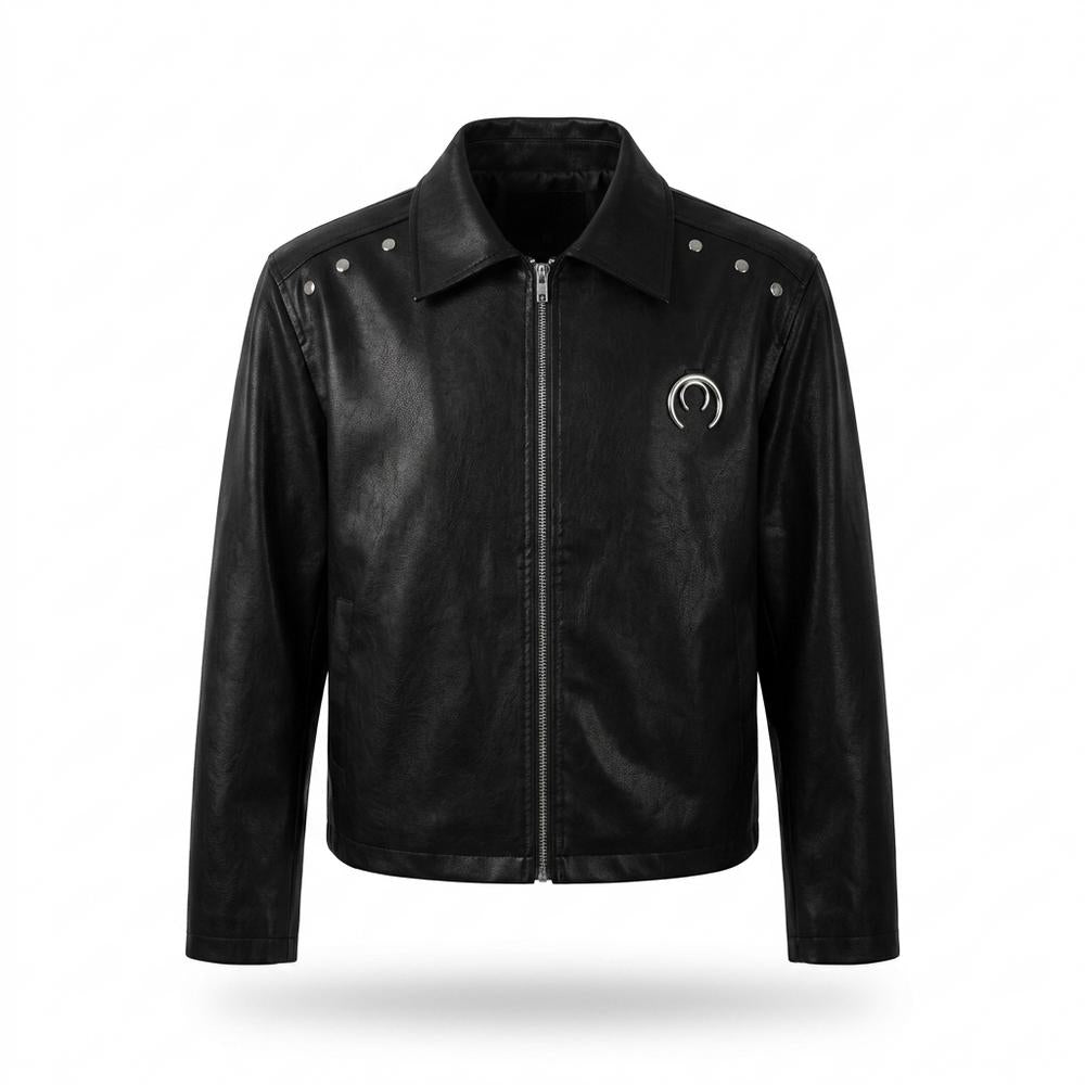 Lederjacken Outlet24 - Rarev | Genietet Glatt Lederjacke Unisex