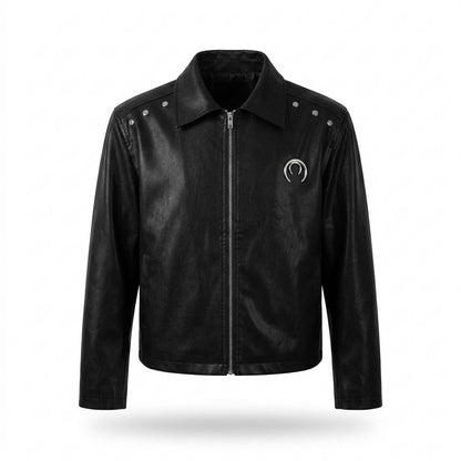 Lederjacken Outlet24 - Rarev | Genietet Glatt Lederjacke Unisex