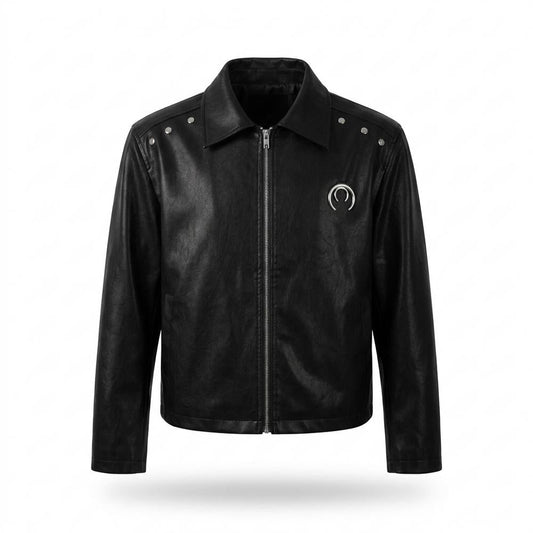 Lederjacken Outlet24 - Rarev | Genietet Glatt Lederjacke Unisex