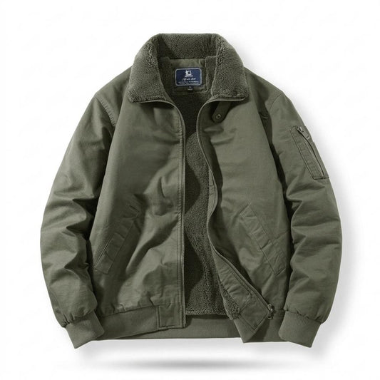 Lederjacken Outlet24 - Vehem | Gefüttert Langärmlig Jacke Herren