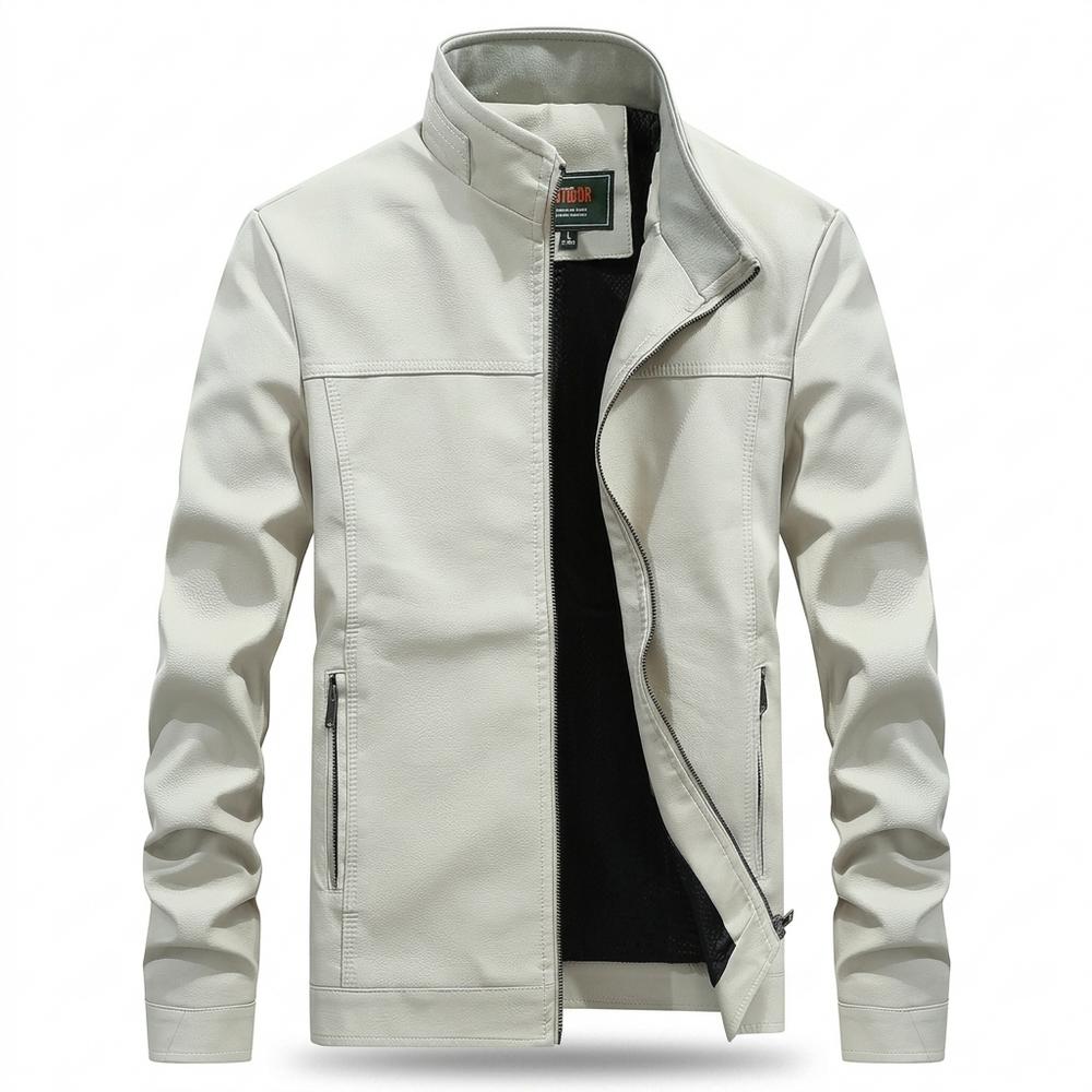 Lederjacken Outlet24 - Mumik | Gefüttert Tailliert Lederjacke Herren