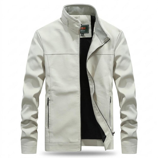 Lederjacken Outlet24 - Mumik | Gefüttert Tailliert Lederjacke Herren