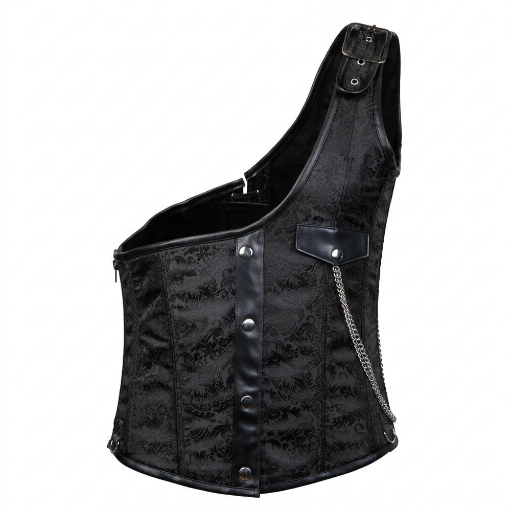 Lederjacken Outlet24 - Kahal | Asymmetrisches Strukturiertes Top Damen