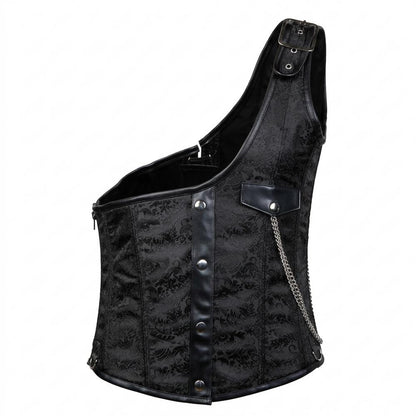 Lederjacken Outlet24 - Kahal | Asymmetrisches Strukturiertes Top Damen