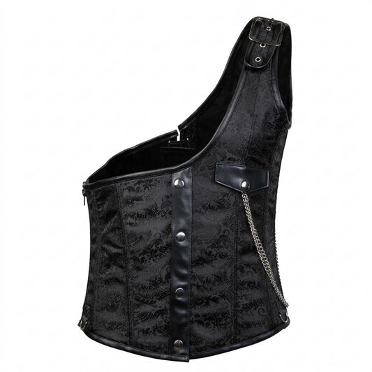 Lederjacken Outlet24 - Kahal | Asymmetrisches Strukturiertes Top Damen