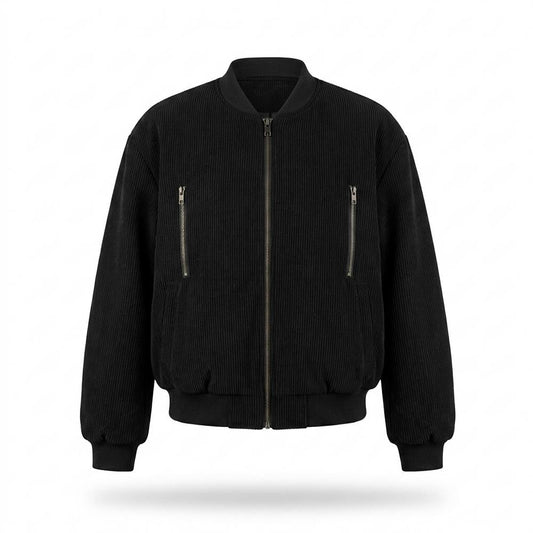 Lederjacken Outlet24 - Sisak | Gerippt Locker Jacke Damen