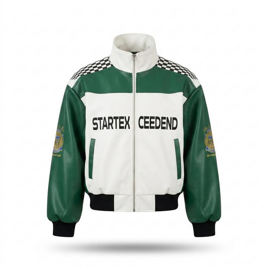 Lederjacken Outlet24 - Momas | Zweifarbig Weit Lederjacke Unisex