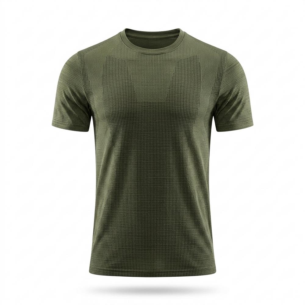 Lederjacken Outlet24 - Zewid | Kurzärmliges Strukturiertes Shirt Herren
