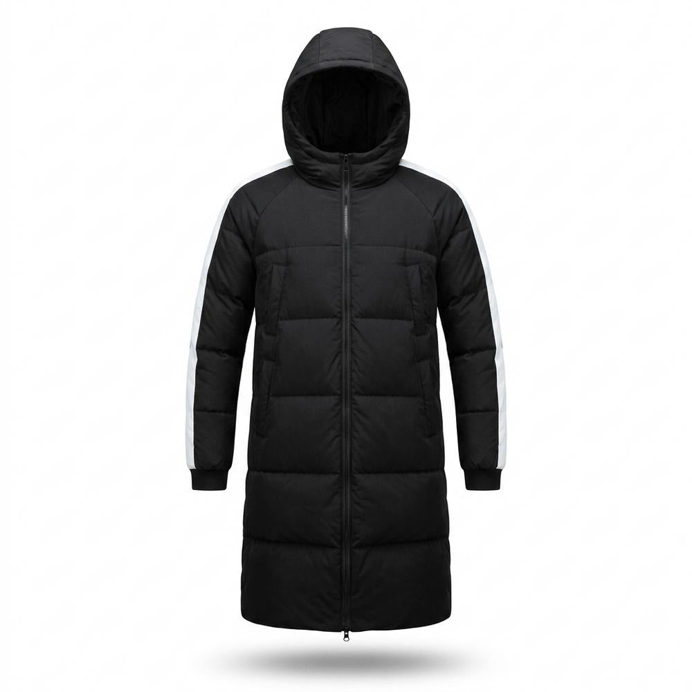 Lederjacken Outlet24 - Katen | Gesteppter Langer Mantel Unisex