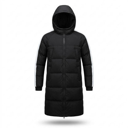 Lederjacken Outlet24 - Katen | Gesteppter Langer Mantel Unisex