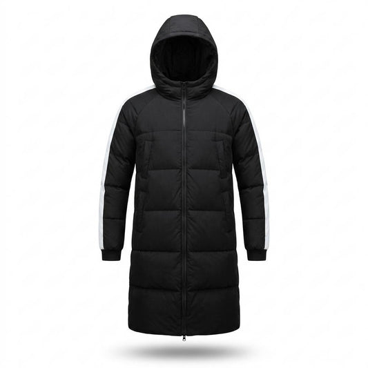 Lederjacken Outlet24 - Katen | Gesteppter Langer Mantel Unisex
