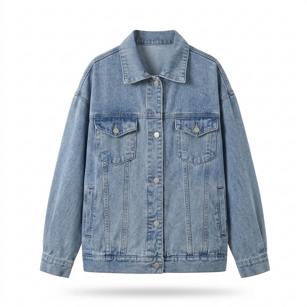Lederjacken Outlet24 - Togal | Oversize Geknöpfte Jacke Damen