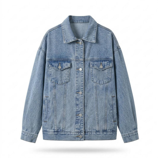 Lederjacken Outlet24 - Togal | Oversize Geknöpfte Jacke Damen