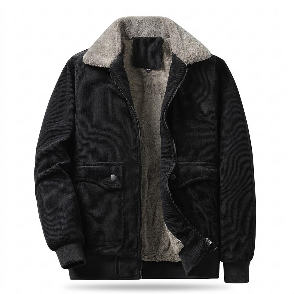 Lederjacken Outlet24 - Dupiv | Gefüttert Cord Jacke Herren