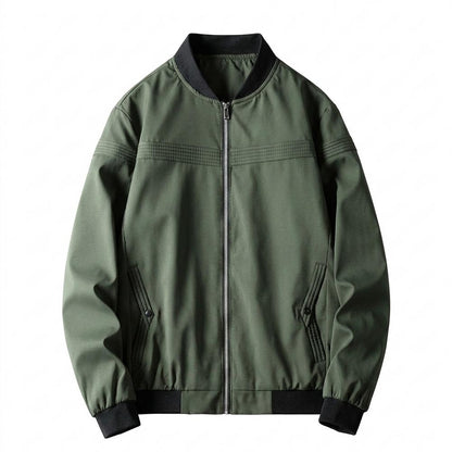 Lederjacken Outlet24 - Veguk | Reißverschluss Stehkragen Jacke Herren