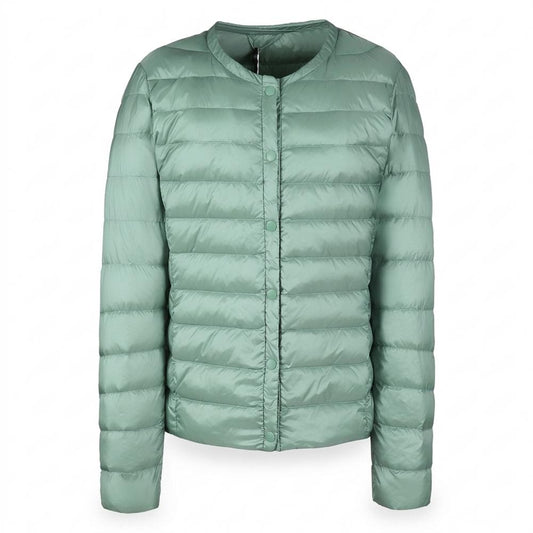 Lederjacken Outlet24 - Eonuv | Gesteppte Kragenlose Jacke Damen