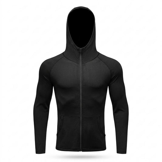 Lederjacken Outlet24 - Novas | Enganliegend Elastisch Hoodie Herren