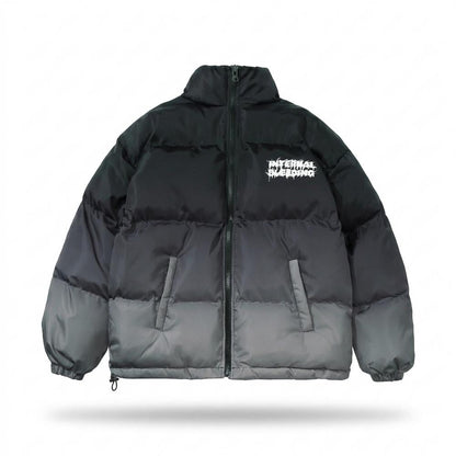 Lederjacken Outlet24 - Zenet | Farbverlaufend Wattiert Jacke Unisex