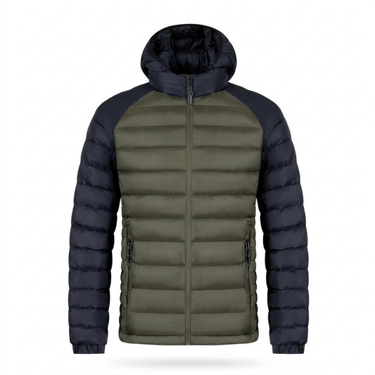 Lederjacken Outlet24 - Kanil | Gesteppt Zweifarbig Jacke Herren
