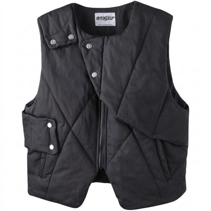 Lederjacken Outlet24 - Rifit | Gesteppt Asymmetrisch Weste Unisex