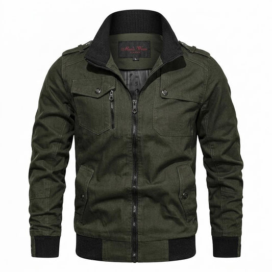 Lederjacken Outlet24 - Nolis | Gefüttert Hochschließend Jacke Herren