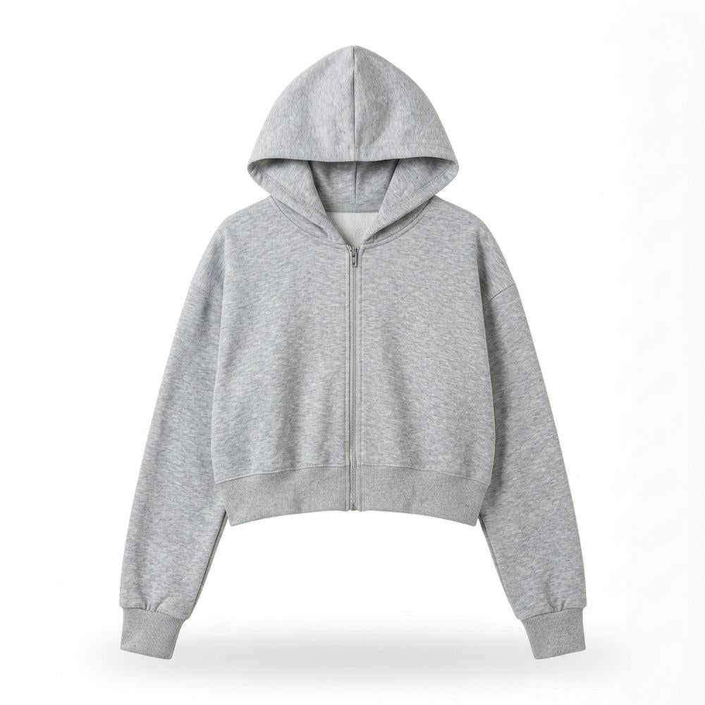 Lederjacken Outlet24 - Miwas | Kurzgeschnitten Langärmlig Hoodie Damen