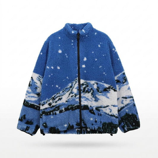 Lederjacken Outlet24 - Cefok | Hochflorig Gemustert Jacke Unisex