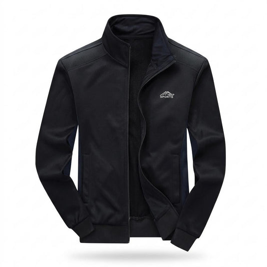 Lederjacken Outlet24 - Zehal | Stehkragen Fleece Jacke Herren